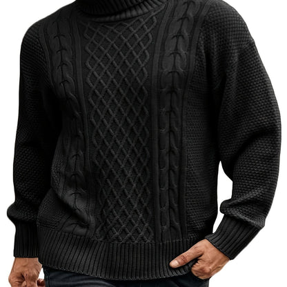 Women's Classic Cable-Knit Turtleneck Sweater - view 7