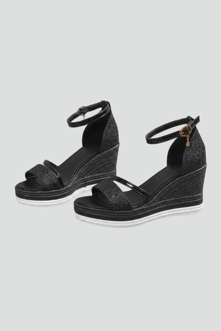 Women's Cushioned Platform Sandals, Slip-On - view 1