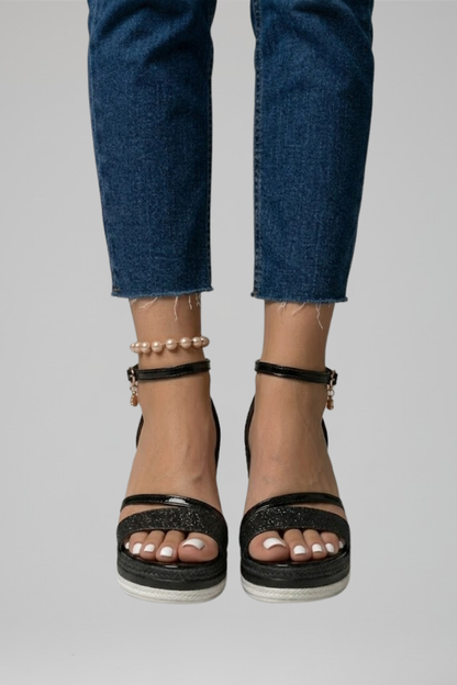 Women's Cushioned Platform Sandals, Slip-On - view 3