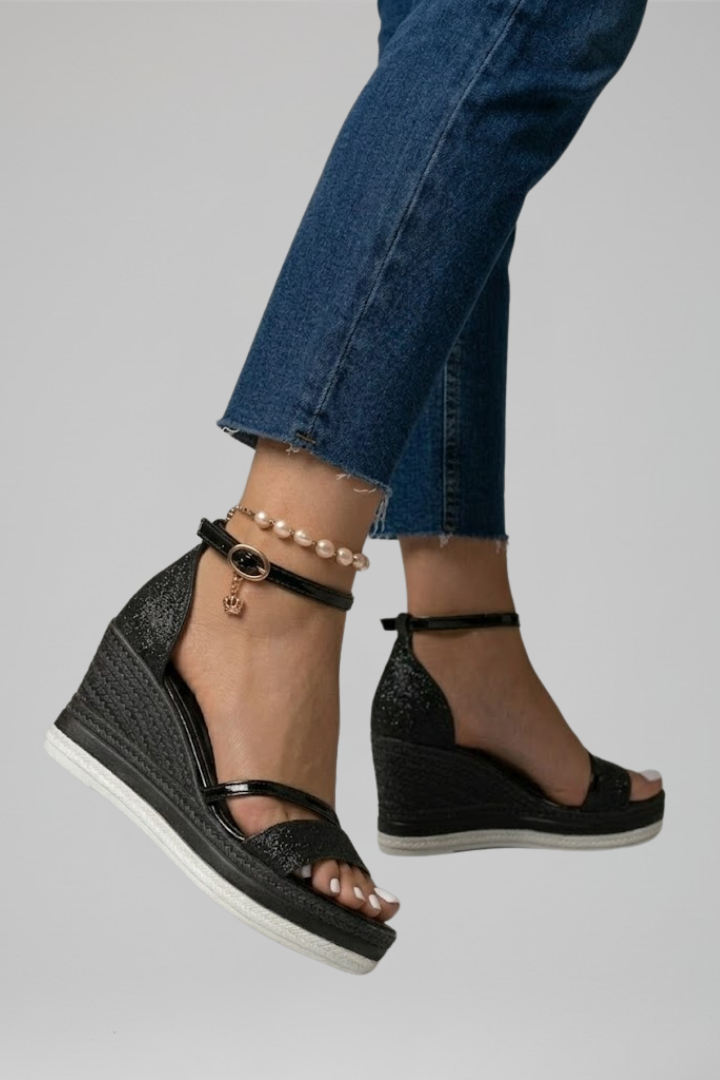 Women's Cushioned Platform Sandals, Slip-On - view 4