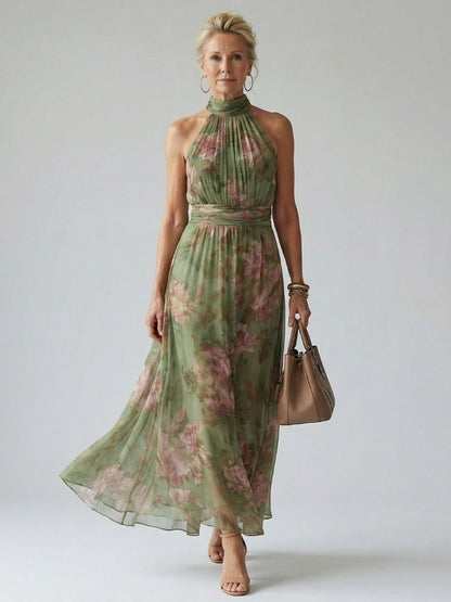 Women's Halter Maxi Dress - view 1