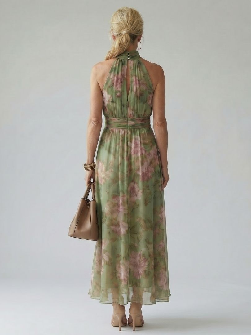 Women's Halter Maxi Dress - view 4