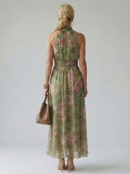 Women's Halter Maxi Dress - view 4