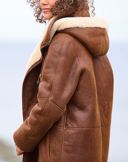 Women's Hooded Winter Coat - view 2