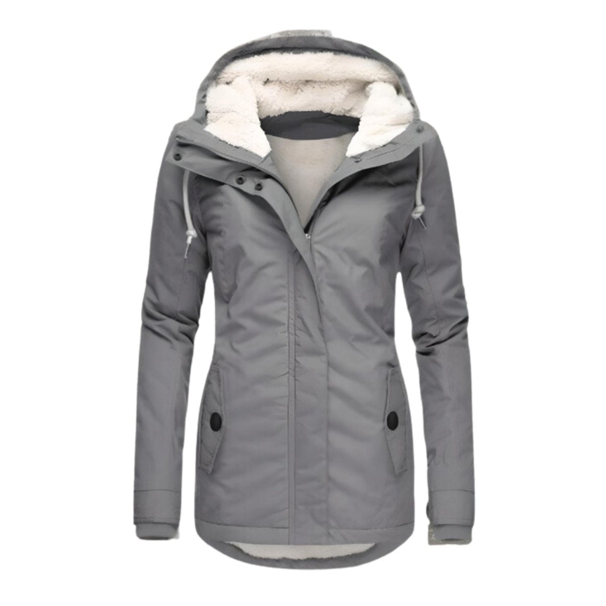 Women's Sherpa-Lined Hooded Parka Water-Resistant - view 1