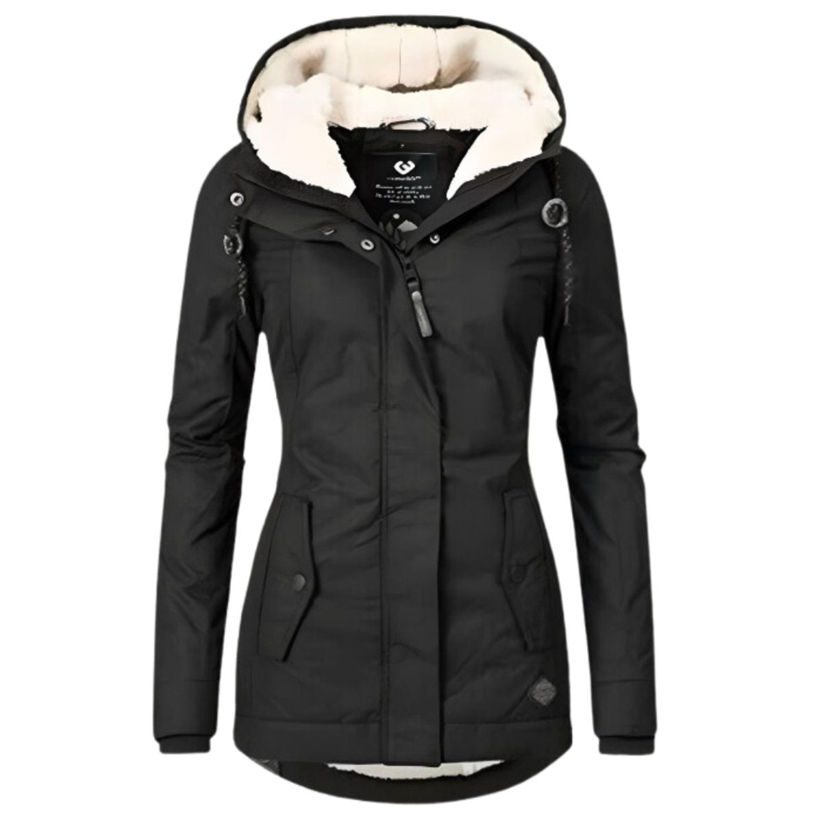 Women's Sherpa-Lined Hooded Parka Water-Resistant - view 2