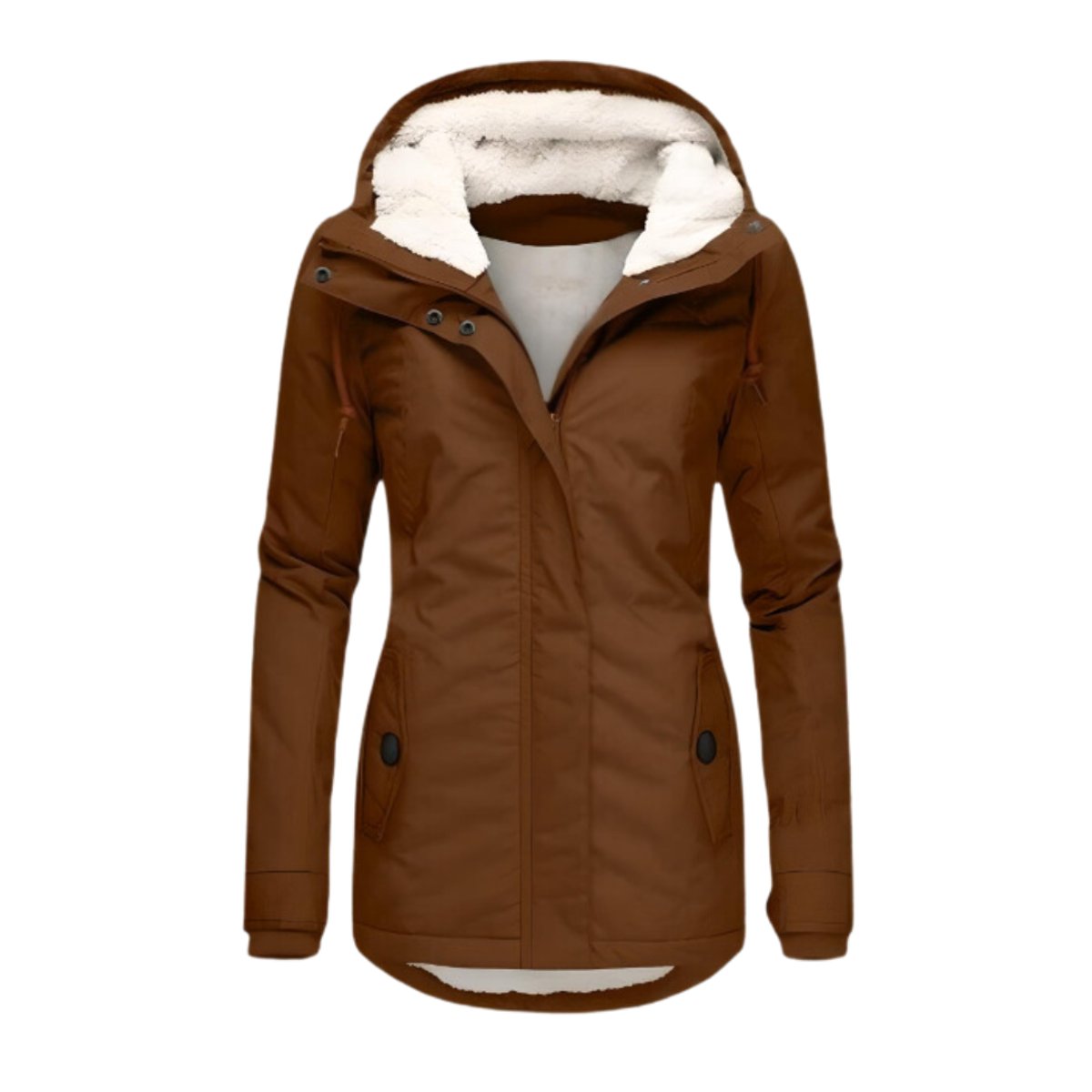 Women's Sherpa-Lined Hooded Parka Water-Resistant - view 4