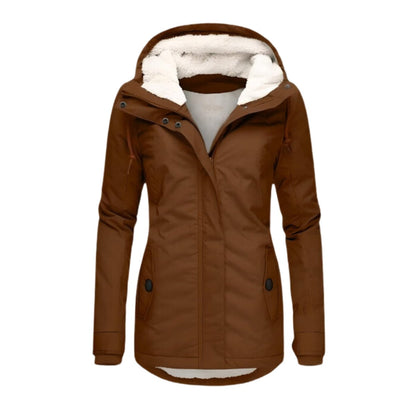 Women's Sherpa-Lined Hooded Parka Water-Resistant - view 4