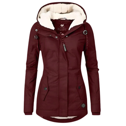 Women's Sherpa-Lined Hooded Parka Water-Resistant - view 6