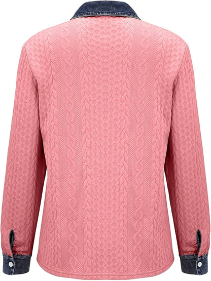 Women's Textured Button-Up Shirt - view 3