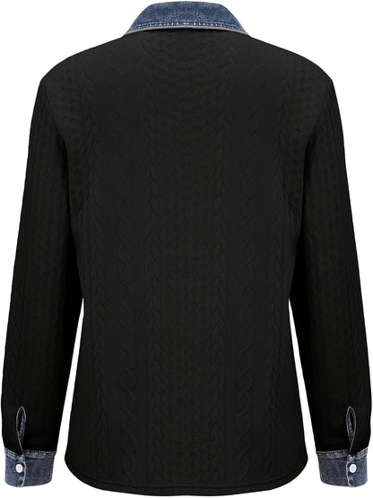 Women's Textured Button-Up Shirt - view 8