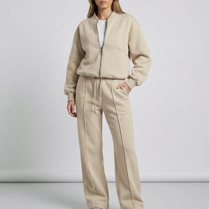 Women's Two-Piece Co-ord Set with Zip Jacket and Joggers - view 2