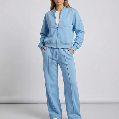 Women's Two-Piece Co-ord Set with Zip Jacket and Joggers - view 4