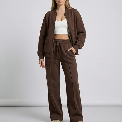 Women's Two-Piece Co-ord Set with Zip Jacket and Joggers - view 5