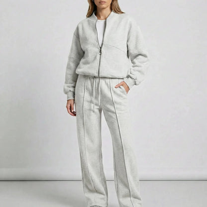 Women's Two-Piece Co-ord Set with Zip Jacket and Joggers - view 7