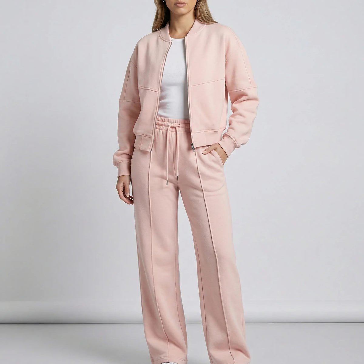 Women's Two-Piece Co-ord Set with Zip Jacket and Joggers - view 8