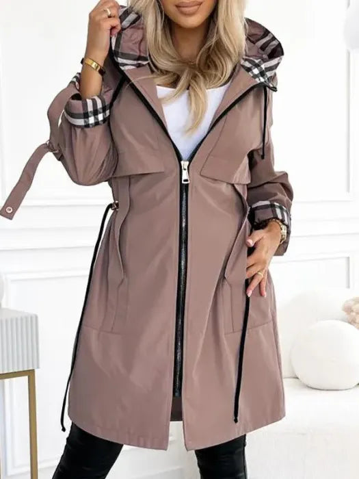 Women's Water-resistant Windproof Zip Coat - view 1