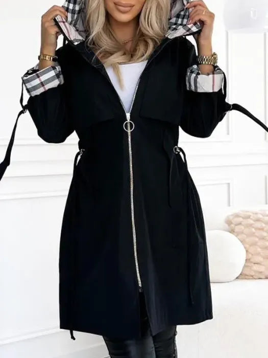 Women's Water-resistant Windproof Zip Coat - view 3